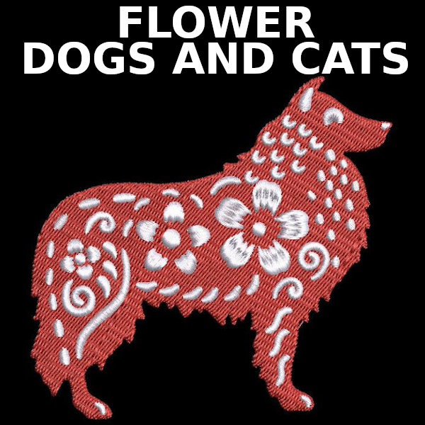 Flower Dogs and Cats